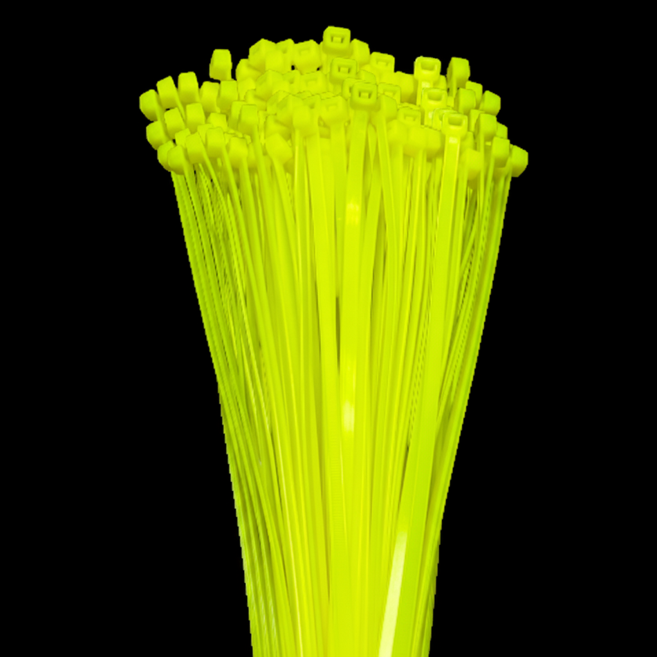 11" 50lb Florescent Green Cable Ties 100/bag Part # C11-50-Flo Green