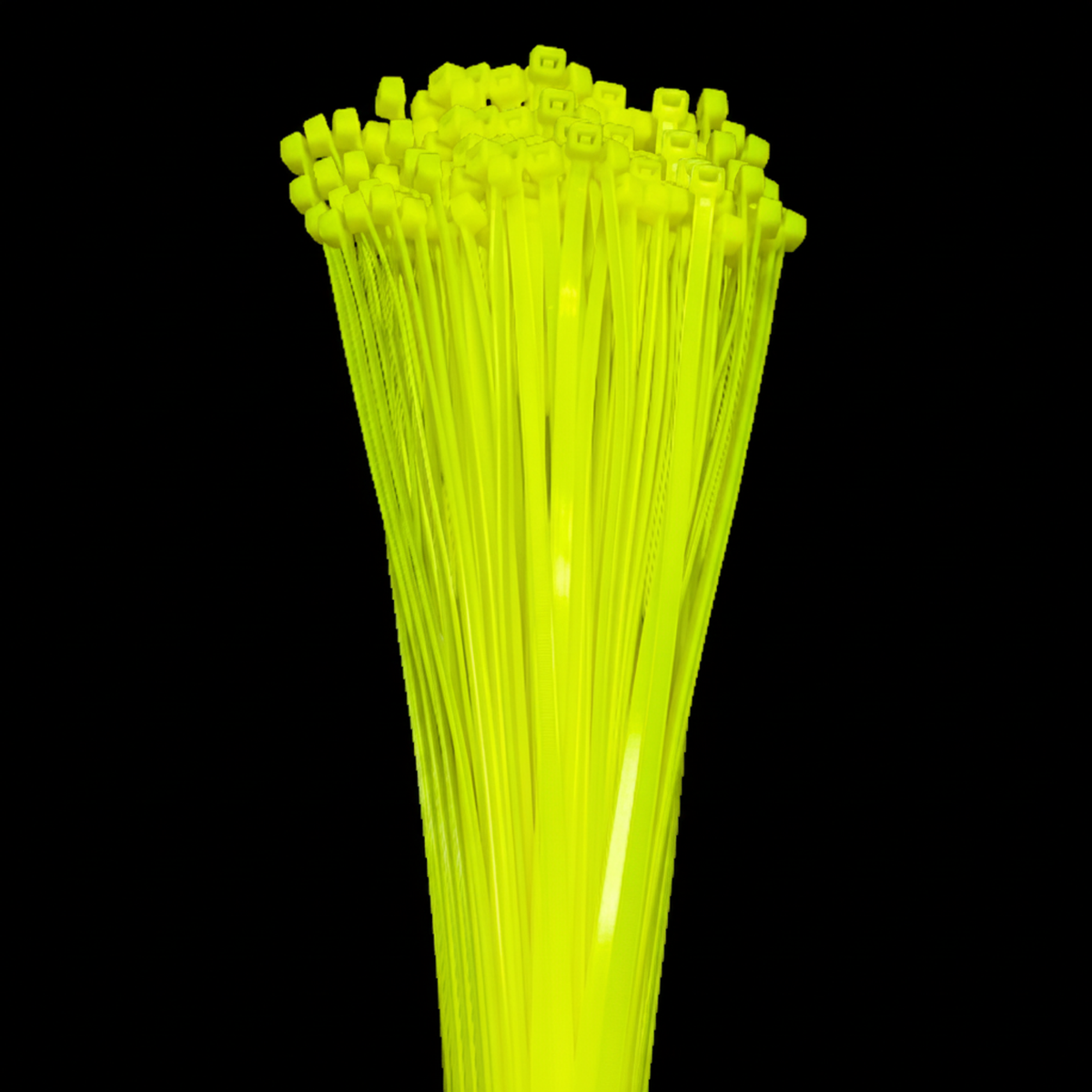 4" 18lb Florescent Green Cable Ties 100/bag Part # C4-18-Flor Green 3