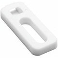 HellermannTyton CTAP110C2 Cable Tie Anchor Mount, .20 x.75" Hole Dia, .20" Max Tie Width, PA66, White, 100/pkg
