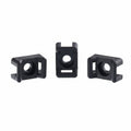 Saddle Mount #10 Screw Black 100/bag