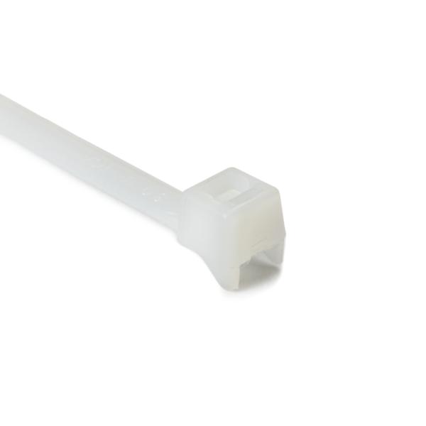 HellermannTyton CTT60R9C2 Clamp Tie, 8" Long, 60lb Tensile Strength, PA66, Natural, 100/pkg