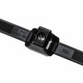 HellermannTyton DCT110HIRK2 Dual Clamp Tie, 19.20" Long, .25" Stud Dia, 2.30" Max Bundle Dia, 150lb, PA66HIRHSUV, Black, 50/pkg