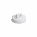 Magnetic Cable Tie Mount, Large, 0.91" Dia, Neodymium Magnet/POM/ST, 15lb Pull Force, White, 10/bg