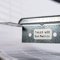 HellermannTyton TAG27-400 Dot Matrix Label, 0.75" x 1.5", 4 Across, Polyester, Silver, 5000/pkg