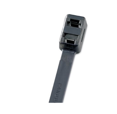 Pan-Ty® Double Loop Cable Tie, Black, UV PA6.6, 19.2