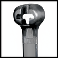 Panduit 14" 40lb UV Black Weather Resistant Dome-Top Barb Ty Cable Ties 1000/bag Part #BT4I-M0