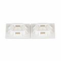 Panduit 4-Way Nylon Cable Tie Holder 1"x1" White ABM100-AT-D