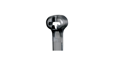 Dome-Top® BT2I-M30 Barb Tie, Black, High Heat PA6.6, 8"L, 40lb, PK1000