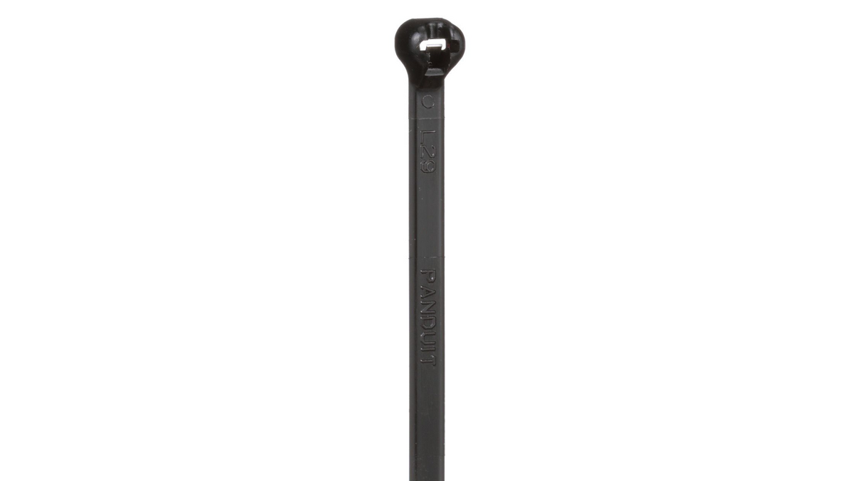 Dome-Top® BT2I-M30 Barb Tie, Black, High Heat PA6.6, 8"L, 40lb, PK1000