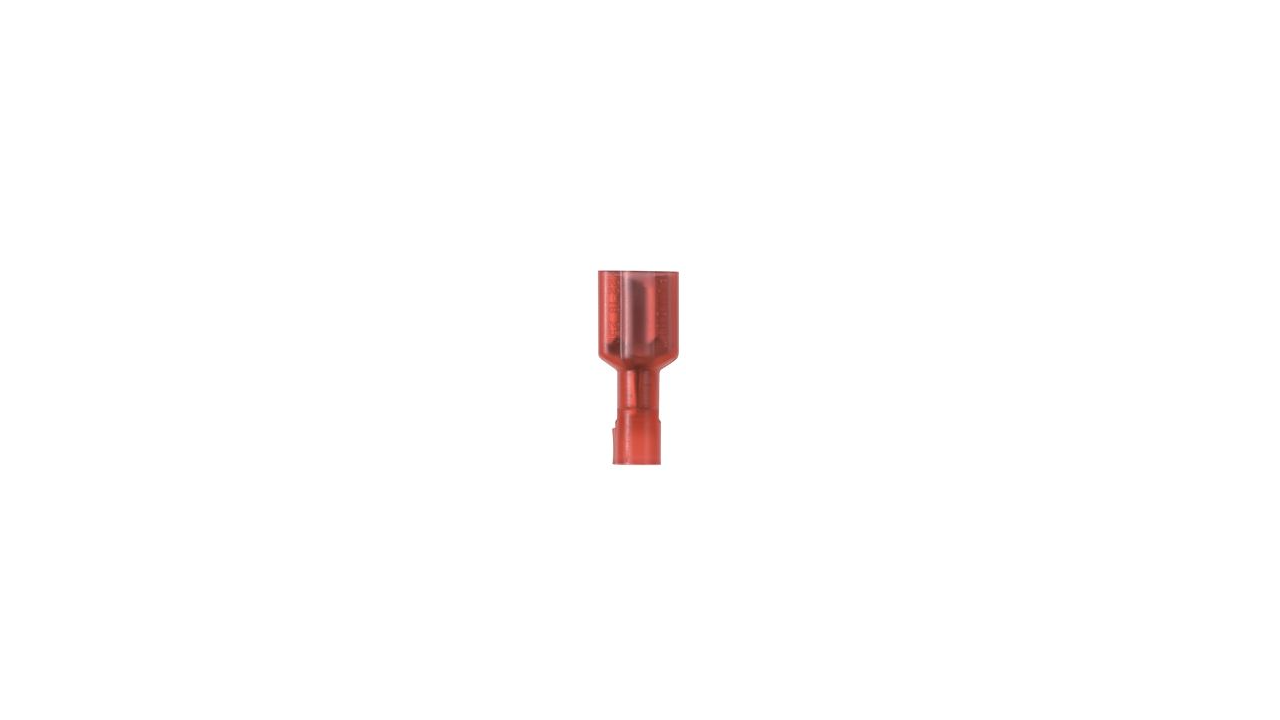 Pan-Term® DNF18-250FIB-M Disconnect, Red, 18-22 AWG, 0.250 x 0.032" Tab, PK1000