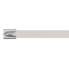 Panduit 14" 250lb Fully Coated White Polyester 316 Pan-Steel Stainless Steel Cable Ties 50/bag Part #MLTFC4H-LP316WH