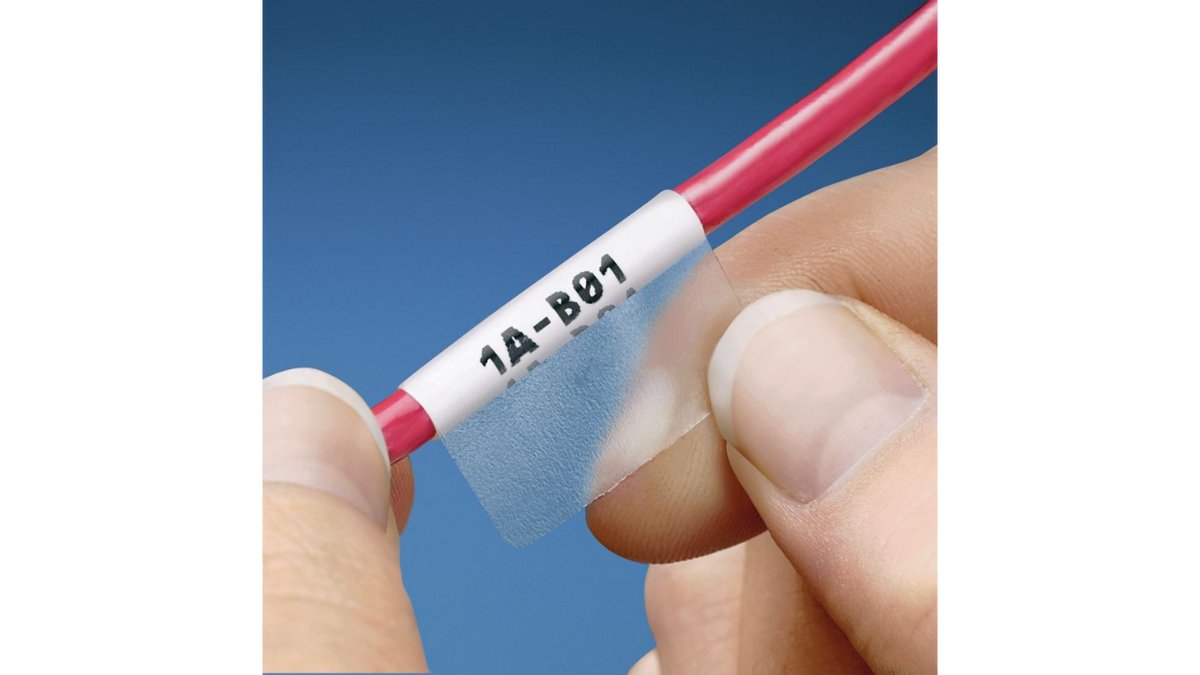 Panduit S100X150YFJ Self-Laminating Label | Cable Ties Unlimited Panduit S100X150YFJ Self-Laminating Label | Cable Ties Unlimited