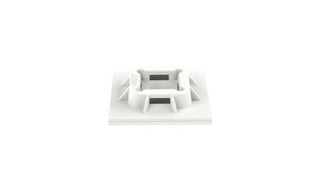 Panduit 4-Way Nylon Cable Tie Holder 1"x1" White ABM100-AT-D