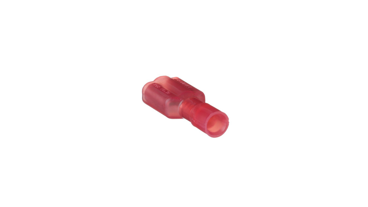 Pan-Term® DNF18-250FIB-M Disconnect, Red, 18-22 AWG, 0.250 x 0.032" Tab, PK1000