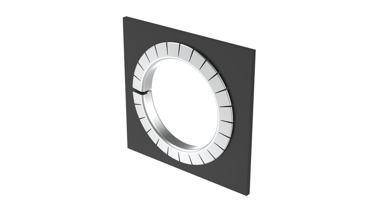 Slotted Grommet, Natural, PE, 2.5mm Max Panel, 30.5m L,PK1