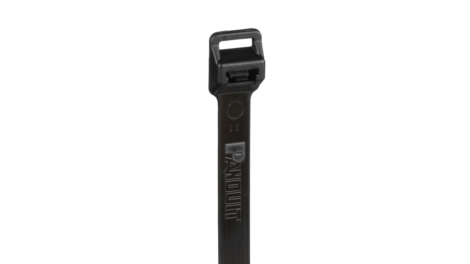 Pan-Ty® PRT5EH-C100 Releasable Cable Tie, Black, UV Polypropylene, 20.1"L, 90lb