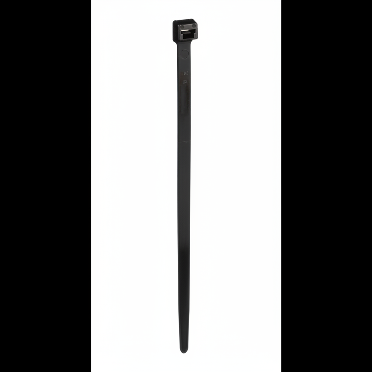 Pan-Ty® PLT8LH-C120 Cable Tie, Black, UV Nylon 12, 27.6"L, 90lb, PK100