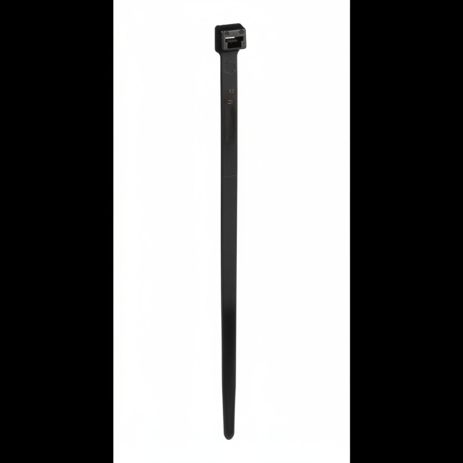 Pan-Ty® PLT8LH-C120 Cable Tie, Black, UV Nylon 12, 27.6"L, 90lb, PK100
