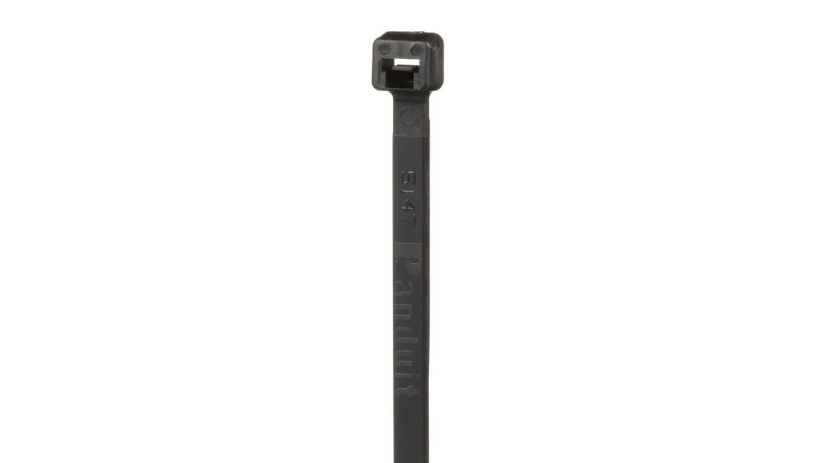 Pan-Ty® PLT4S-M120 Cable Tie, Black, UV Nylon 12, 14.5"L, 40lb, PK1000