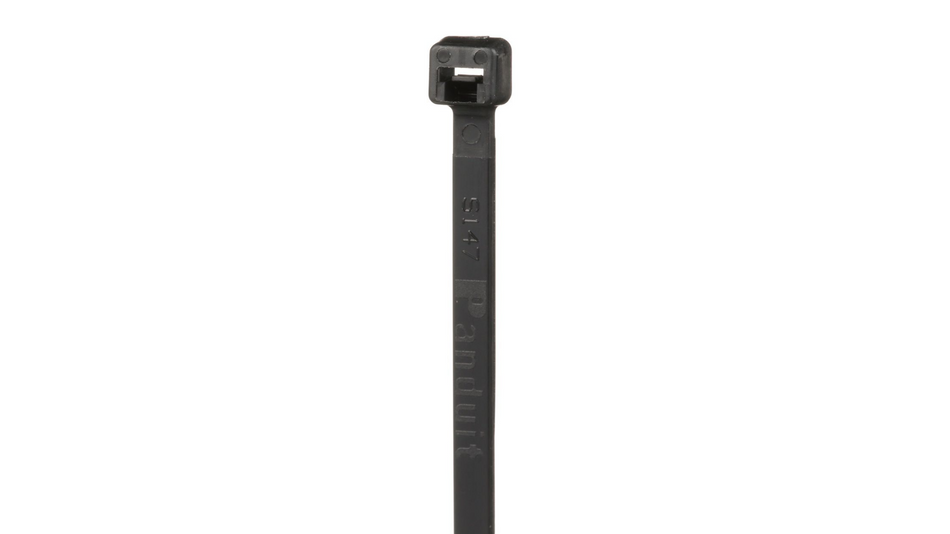 Pan-Ty® PLT4S-M120 Cable Tie, Black, UV Nylon 12, 14.5"L, 40lb, PK1000