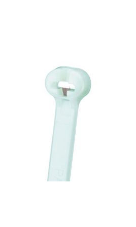 Panduit 18" 120lb Natural Dome-Top Barb Ty Cable Ties 100/bag, Part #BT5LH-C