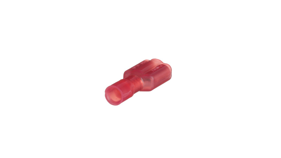 Pan-Term® DNF18-250FIB-M Disconnect, Red, 18-22 AWG, 0.250 x 0.032" Tab, PK1000