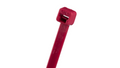 Panduit PLT1M-C2 Pan-Ty® Locking Cable Tie, Red, 3.9" Length, 18 lb Tensile Strength, 100/Bag