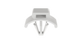 Panduit PWMS-H25-C Winged Push Barb Cable Tie Mount, Natural, 0.75" Length, Nylon 6.6, 100/Bag