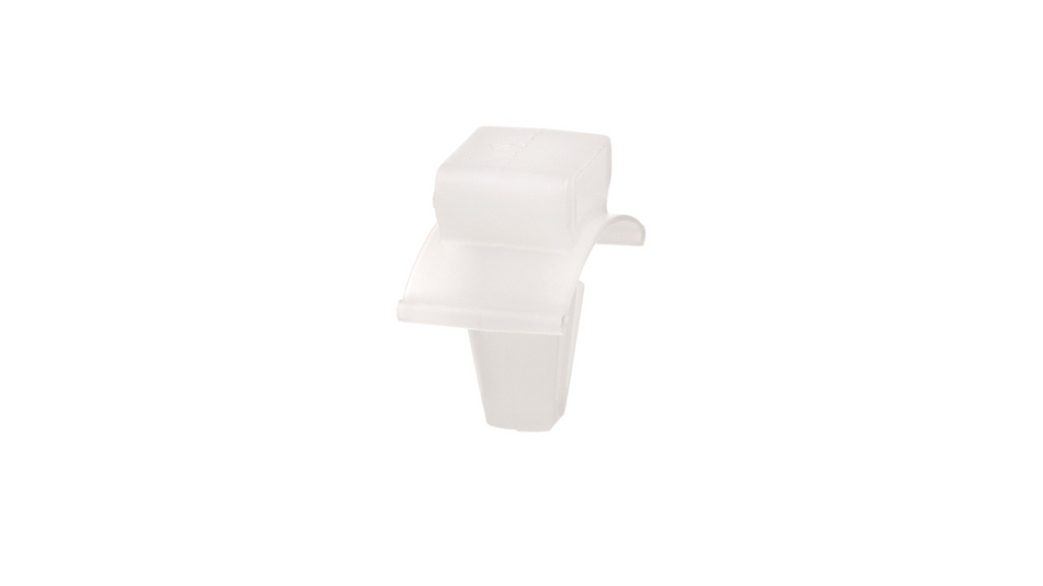 Panduit PWMS-H25-M Winged Push Barb Cable Tie Mount, Natural, Nylon 6.6, 0.71" Length, 1000/Bag