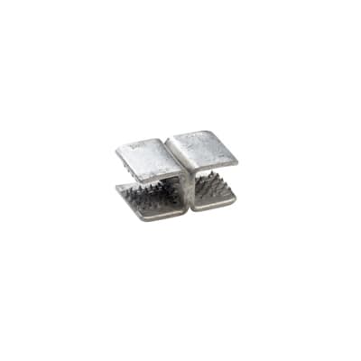 Sta-Kon Non-Insulated Butt Connector, 12-2 AWG, 100 Pack