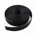 1/2” x 25 Yard Hook & Loop Continuous Roll, Black 1/Bag