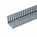 Panduct® F2X4LG6 Narrow Slot Duct, Lt Gray, PVC, 4.1"x2.25", PK6