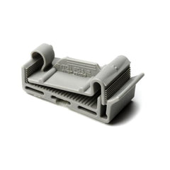 HellermannTyton FC1.2AH4 Flat Ribbon Cable Clamp, Adhesive, 1.2'' Max Cable Width, 0.156