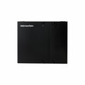 HellermannTyton FEWM12 Wall Mount Fiber Enclosure, Unloaded, accepts 2 Adapter Panels, 1 Splice Tray, Black, 1/pkg