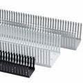 HellermannTyton 184-21001 High Density Slotted Wall Wiring Duct, 2" X 1", Adhesive, PVC, Gray, 30ft/Box