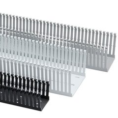 HellermannTyton 184-43000 High Density Slotted Wall Wiring Duct, 4