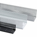 HellermannTyton 184-21000 High Density Slotted Wall Wiring Duct, 2" X 1", Non-Adhesive, PVC, Gray, 30ft/Box