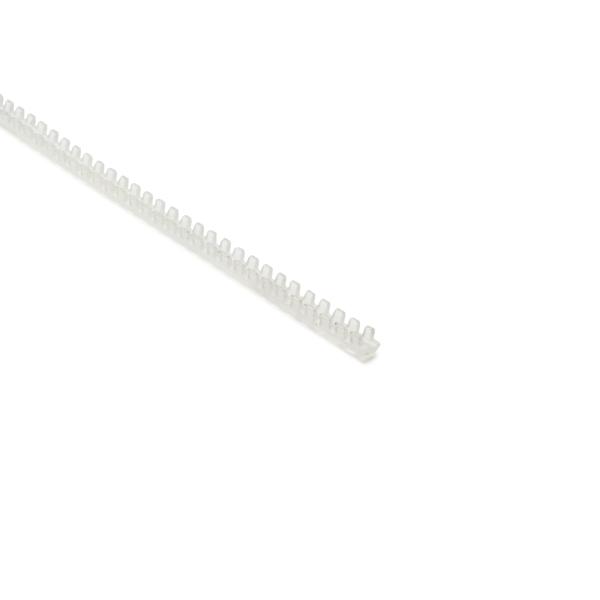 HellermannTyton FHA Grommet, Panel Thickness 0.016''-0.051'', PA6, Natural, 82ft/pkg