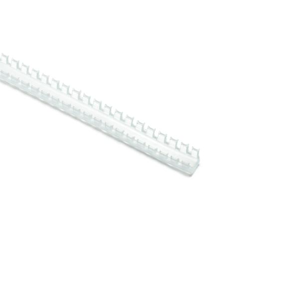 HellermannTyton FHC Grommet, Panel Thickness 0.083''-0.130'', PA6, Natural, 82ft/pkg