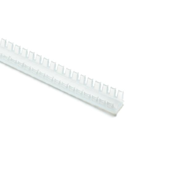 HellermannTyton FHE Grommet, Panel Thickness 0.189''-0.256'', PA6, Natural, 82ft/pkg