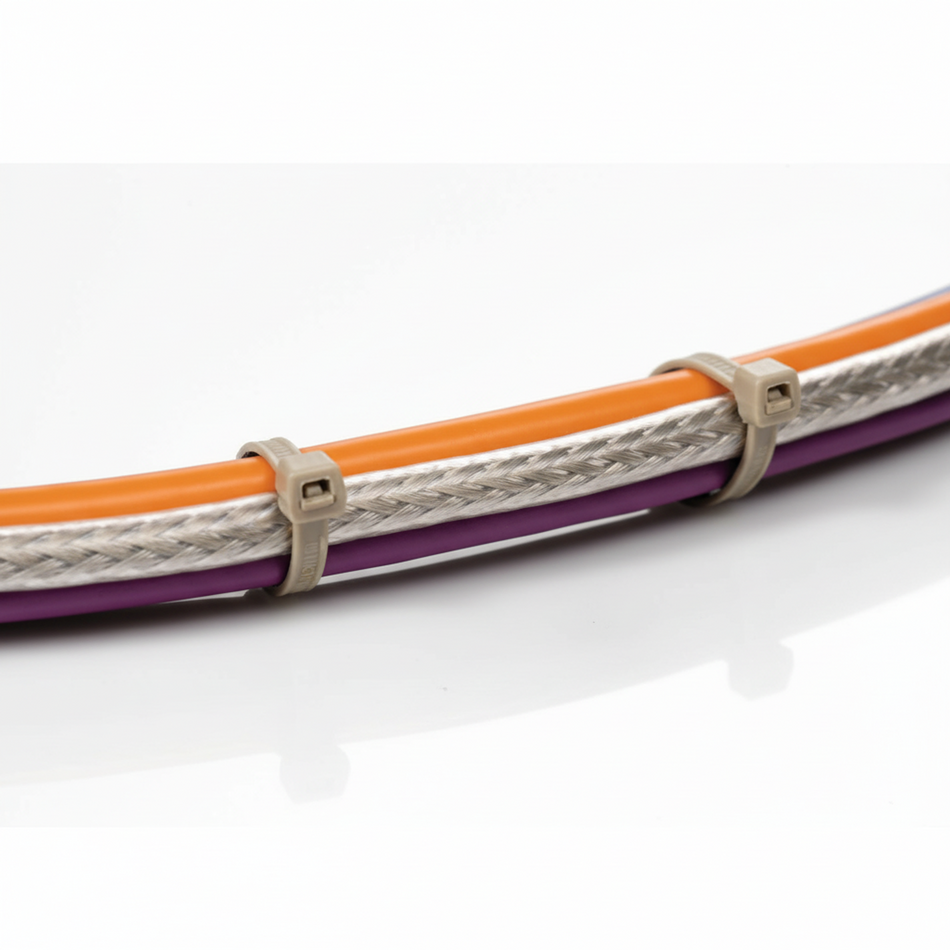 15" 50lb Fire Retardant Cable Ties 100/bag Part #FR15-50-C