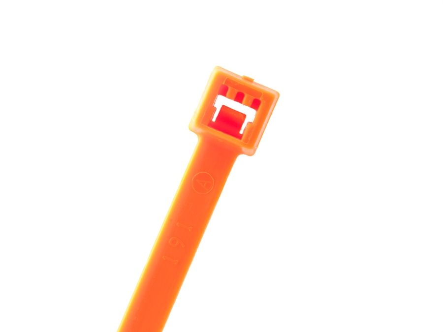 14" 120lb Florescent Orange Cable Ties 100/bag Part # C14-120-Flo Orange
