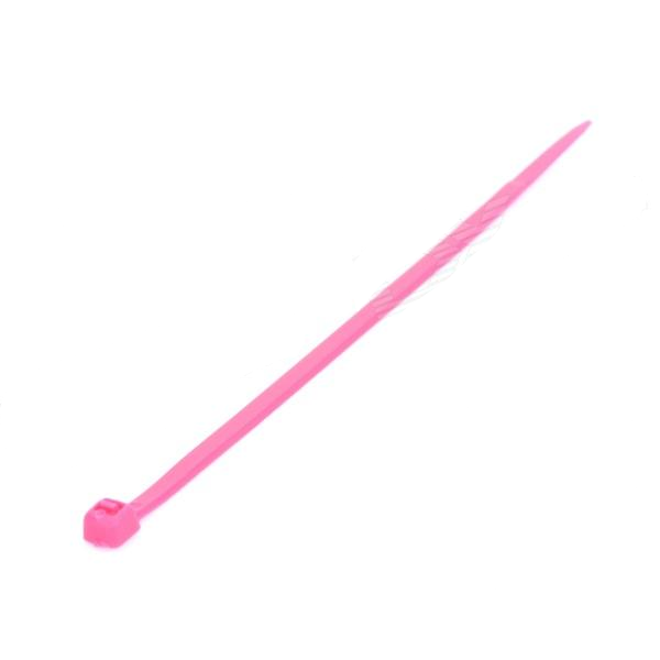 11" 50lb Florescent Pink Cable Ties 100/bag Part # C11-50-Flor Pink 3