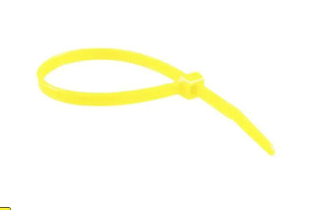 11" 50lb Fluorescent Yellow Cable Tie 1000/bag