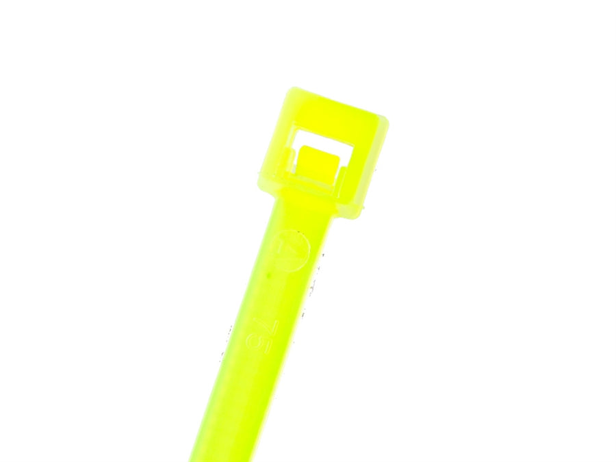 11" 50lb Florescent Yellow Cable Ties 100/bag Part # C11-50-Flor Yellow 1