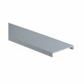 Panduit Lead-free PVC Flush Wiring Duct Cover, UL94 V-0, 0.35" x 1.25" 6 feet long, Light Gray.