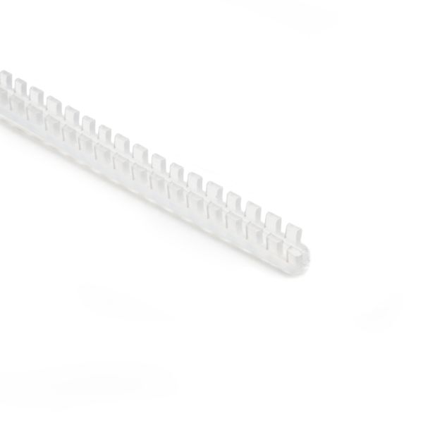 HellermannTyton FPB Grommet, Panel Thickness 0.051''-0.083'', PE, Natural, 82ft/pkg
