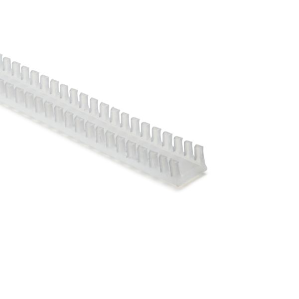 HellermannTyton FPE Grommet, Panel Thickness 0.189''-0.256'', PE, Natural, 82ft/pkg