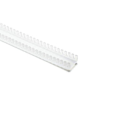HellermannTyton FPF Grommet, Panel Thickness 0.256''-0.319'', PE, Natural, 82ft/pkg