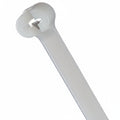Thomas & Betts TY27MFR 13.2" 120lb Flame Retardant White Cable Tie with Stainless Steel Locking Device 500/Bag